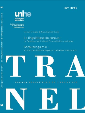 					Afficher No. 55 (2011): Travaux Neuchâtelois de Linguistique
				