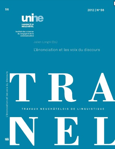 					Afficher No. 56 (2012): Travaux Neuchâtelois de Linguistique
				